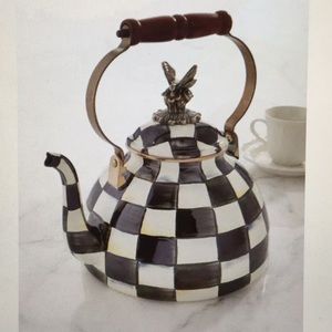 MacKenzie-Childs 3quart Kettle with Butterfly🦋NIB